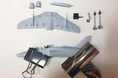 Airfix 1:72 BAe Hawk  T.Mk.1A waiting for things to dry  (Jets of the Cold  War)