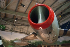 North Korean Mig-15 the Business End. 2 x NR-23 23mm cannons and 1 x Nudelman N-37 37mm cannon