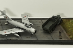 Completed MiG-17 Diorama
