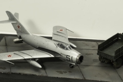 Completed MiG-17 Diorama