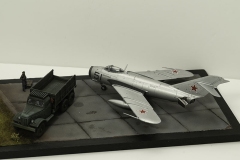 Completed MiG-17 Diorama