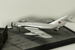Completed MiG-17 Diorama