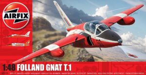 Box art of the 1/48 Airfix Folland Gnat T.1