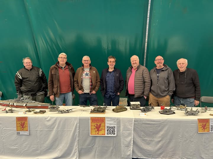 Members of the Taunton and District Scale Modellers.